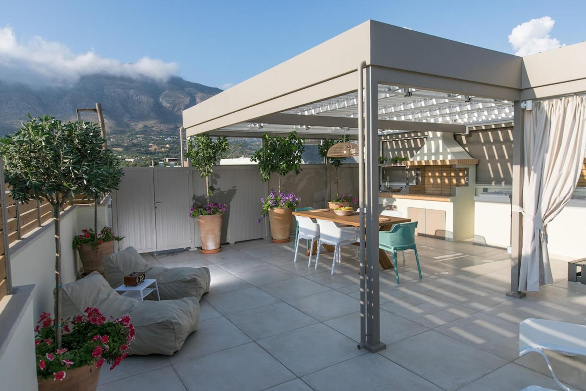 فيلا Ekaterini Luxury House Lefkogeia المظهر الخارجي الصورة